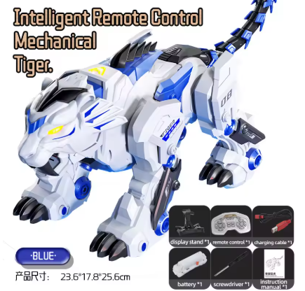Jjrc R38 智能机械老虎机器人玩具电子宠物，带触摸手势感应，可跨境跳舞表演特技，儿童礼物
